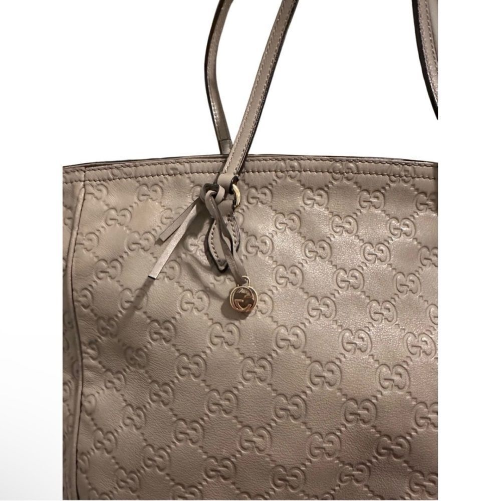 Gucci grey gg Guccissima Bree medium tote - Picture 8 of 11
